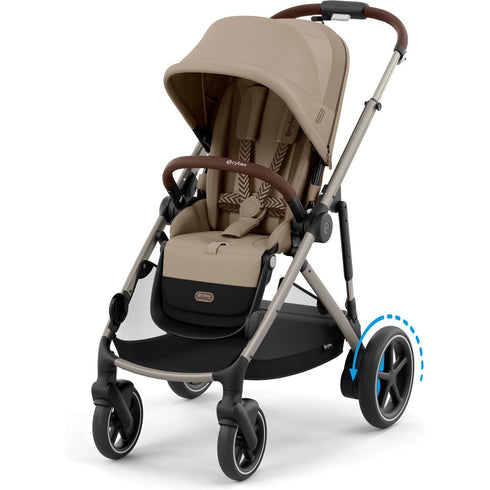 Cybex e-Gazelle S Electronic Assist Single-to-Double Stroller